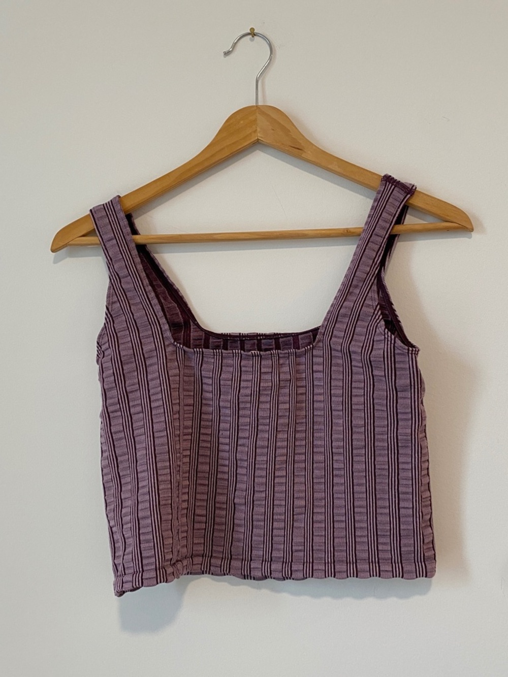 Anthropologie Cropped Tank - Purple - L/XL - Picture 3 of 7